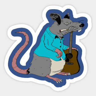 Rockin Rat Sticker